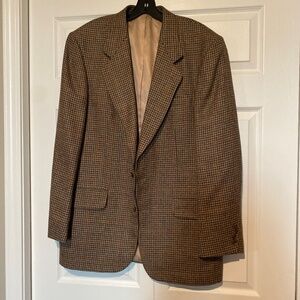 WOOL MENS OSCAR de la RENTA BLASER SPORTS JACKET 42L